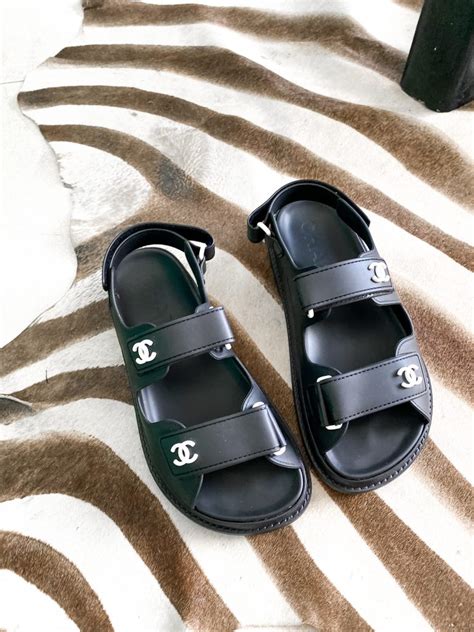 the real Chanel dad sandals